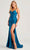 Colette By Daphne CL5111 - Corset Sweetheart Prom Dress Prom Dresses 00 / Turquoise
