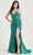 Colette By Daphne CL5113 - Open Strappy Back Prom Dress Prom Dresses 00 / Emerald