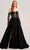 Colette By Daphne CL5114 - Rosette Ballgown Prom Dresses 00 / Black