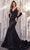 Colette By Daphne CL5121 - Beaded Floral Prom Dress Prom Dresses 00 / Black
