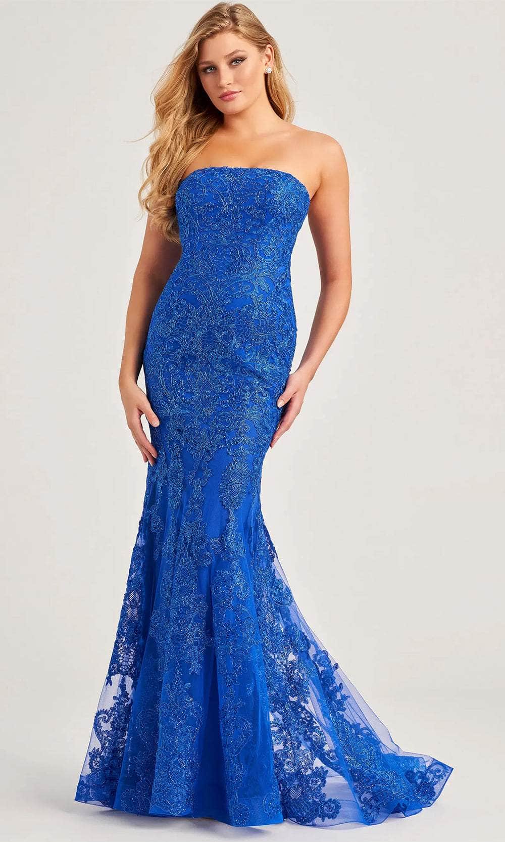 Leopard Print Strapless Mermaid Prom Dress with Ruffle Slit & Sweetheart Neckline – FP018