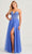 Colette By Daphne CL5132 - Strapless Tulle A-line Prom Dress Prom Dresses 00 / Dark Periwinkle