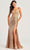 Colette By Daphne CL5133 - Lace Corset Prom Dress Prom Dresses 00 / Gold