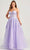 Colette By Daphne CL5136 - Lace Applique Corset Prom Dress Prom Dresses 00 / Lilac