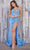 Colette By Daphne CL5177 - Corset High Slit Prom Dress Prom Dresses