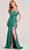 Colette By Daphne CL5196 - Embroidered Sequin Prom Dress Prom Dresses 00 / Jade/Silver