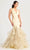 Colette By Daphne CL5234 - Floral Halter Prom Dress Prom Dresses 00 / Buttercup/Multi