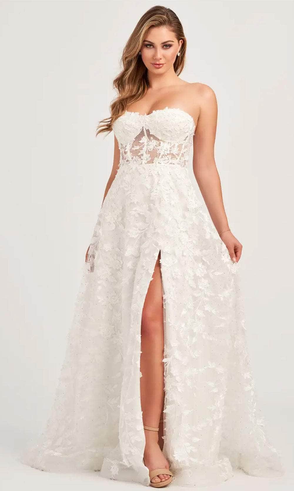 Colette By Daphne CL5249 - Beaded Lace Prom Dress Couture Candy Colette By Daphne CL5249 - Beaded Lace Prom Dress Couture Candy