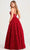 Colette By Daphne CL5251 - Plunging V-Neck Floral Ballgown Ball Gowns