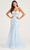 Colette By Daphne CL5274 - Sequin Applique Prom Dress Prom Dresses 00 / Light Blue