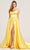 Colette By Daphne CL5283 - Spaghetti Strap Satin Prom Dress Prom Dresses