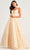 Colette By Daphne CL5288 - Glitter Tulle A-Line Prom Dress Prom Dresses
