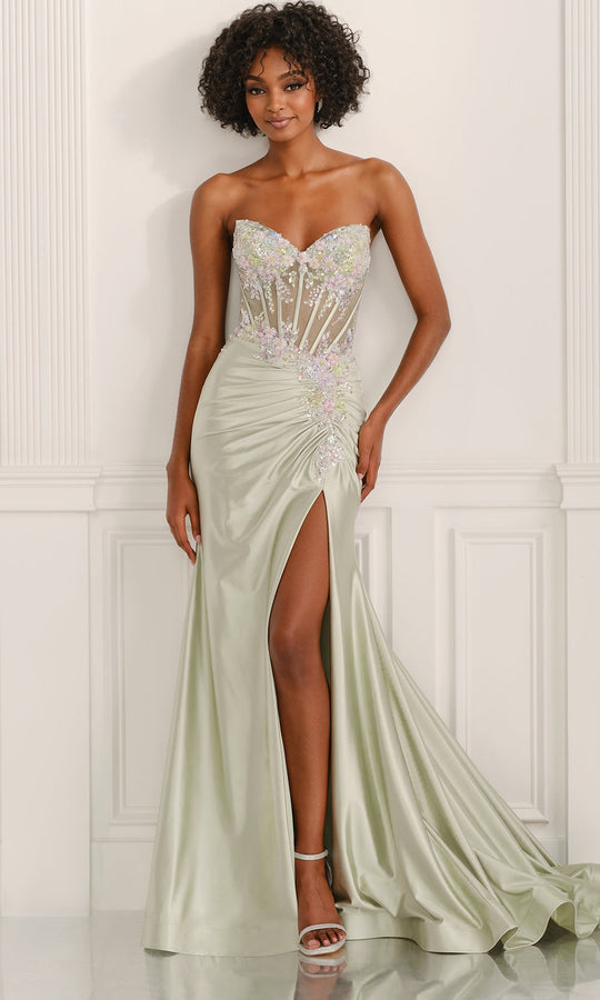 Colette CL6105 - Sequin Applique Sweetheart Prom Gown