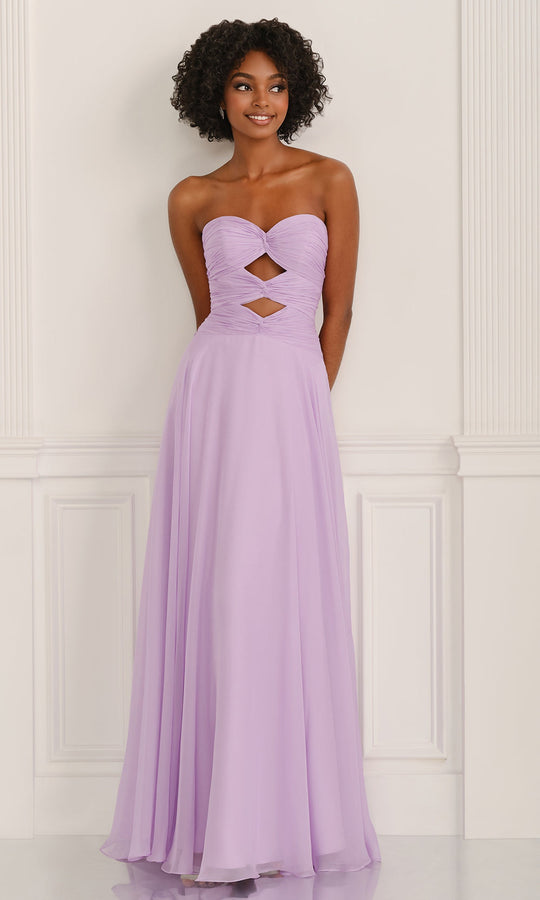 Colette CL6113 - Strapless Flowing Chiffon A-Line Gown