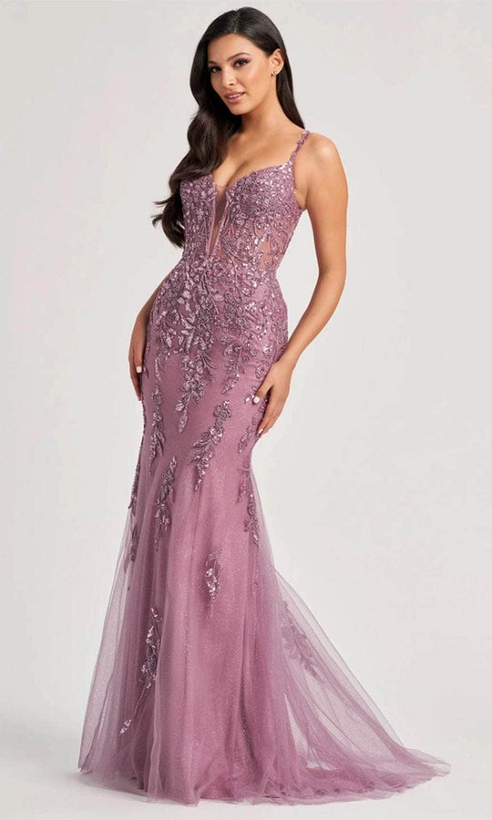 Colette By Daphne CL8210 - Embellished Trumpet Prom Gown