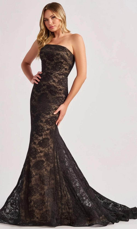 Colette By Daphne CL8670 - Lace Mermaid Prom Dress