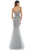 Colors Dress - 2230 Sleeveless Bead Embellished Prom Gown Prom Dresses 12 / Silver