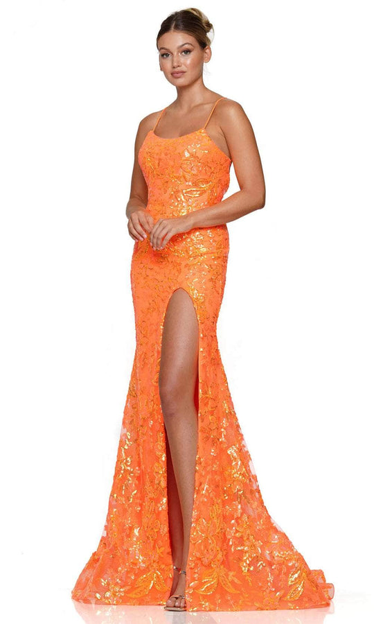 Colors Dress 3139 - Scoop Neck Embellished Prom Dress