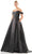 Colors Dress 3182 - Off Shoulder Mikado Prom Dress Special Occasion Dress 0 / Black