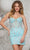 Colors Dress 3364 - Strapless Embroidered Cocktail Dress Cocktail Dresses