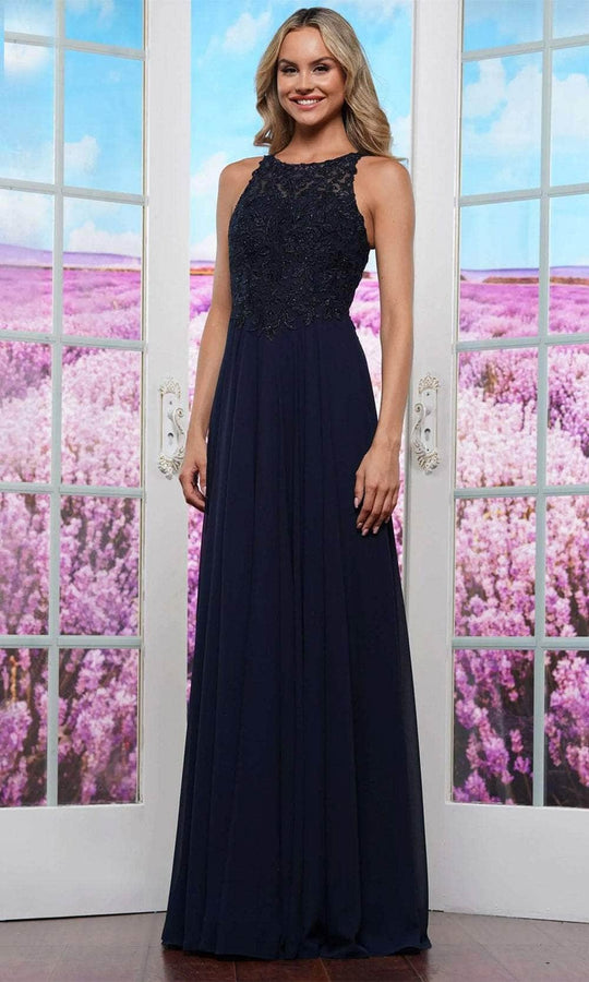 Colors Dress 3440 - Sleeveless Applique Prom Dress