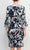 Connected Apparel TAL47985M1 - Quarter Sleeve Floral Formal Dress Cocktail Dresses