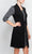 Connected Apparel TZR07248M1 - Quarter Sleeve Knit Formal Dress Cocktail Dresses