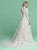 Da Vinci 50607 - High Neck Lace Appliqued Bridal Gown Special Occasion Dress