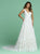 Da Vinci 50613 - Sleeveless Patterned Sequin Bridal Gown Special Occasion Dress