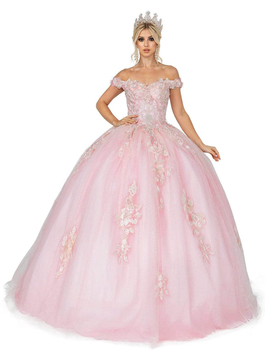 Dancing Queen 1592 - Sweetheart Floral Embroidered Ballgown