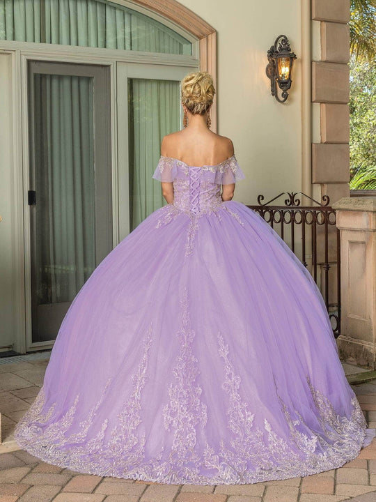 Dancing Queen 1615 - Off-Shoulder Sweetheart Neck Ball Gown