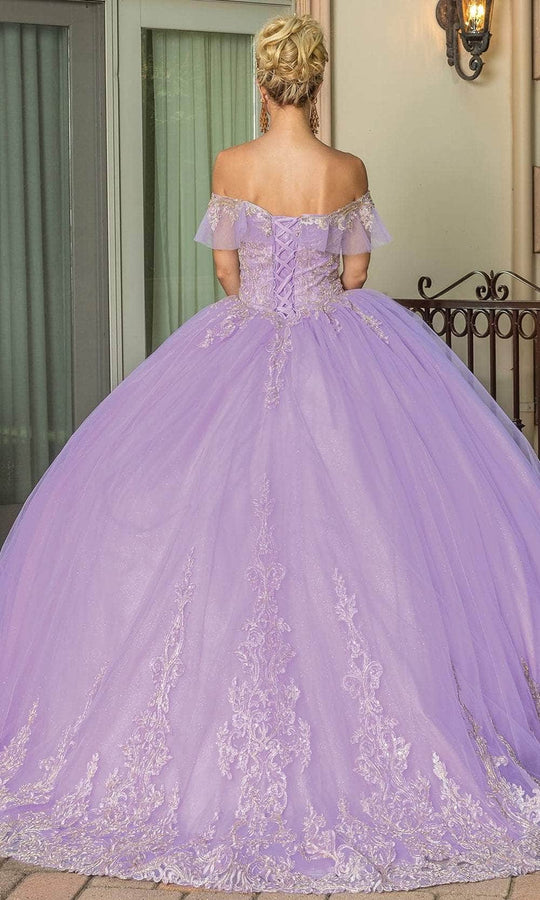 Dancing Queen 1615 - Off-Shoulder Sweetheart Neck Ball Gown