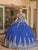 Dancing Queen 1710 - Cold Shoulder Applique Ballgown Special Occasion Dress