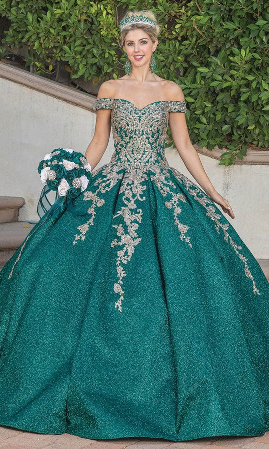 Dancing Queen 1753 - Gilded Lace Ballgown