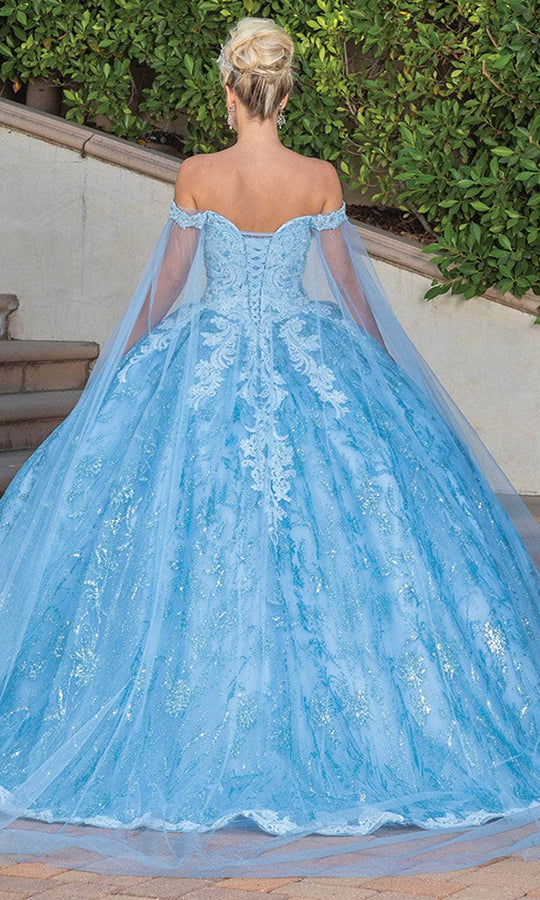 Dancing Queen 1782 - Off Shoulder Glitter Ballgown