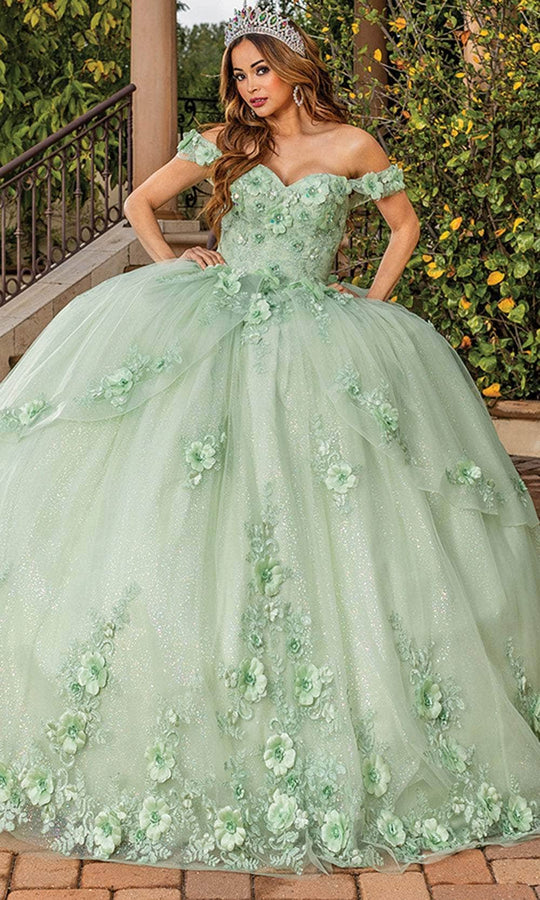 Dancing Queen 1788 - Floral Ornate Ballgown