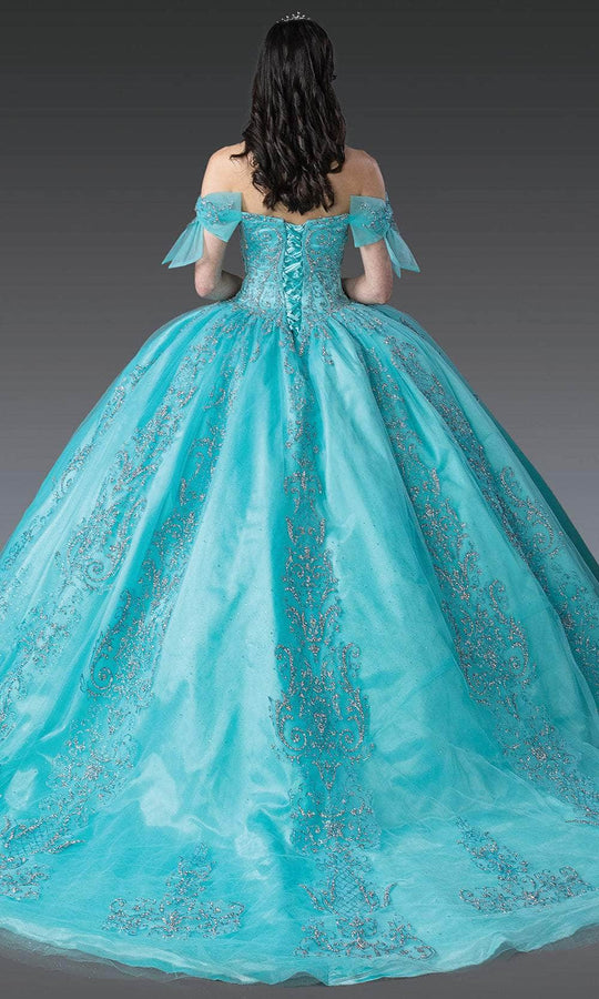 Dancing Queen 1814 - Glitter Embellished Sweetheart Gown