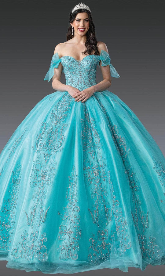 Dancing Queen 1814 - Glitter Embellished Sweetheart Gown