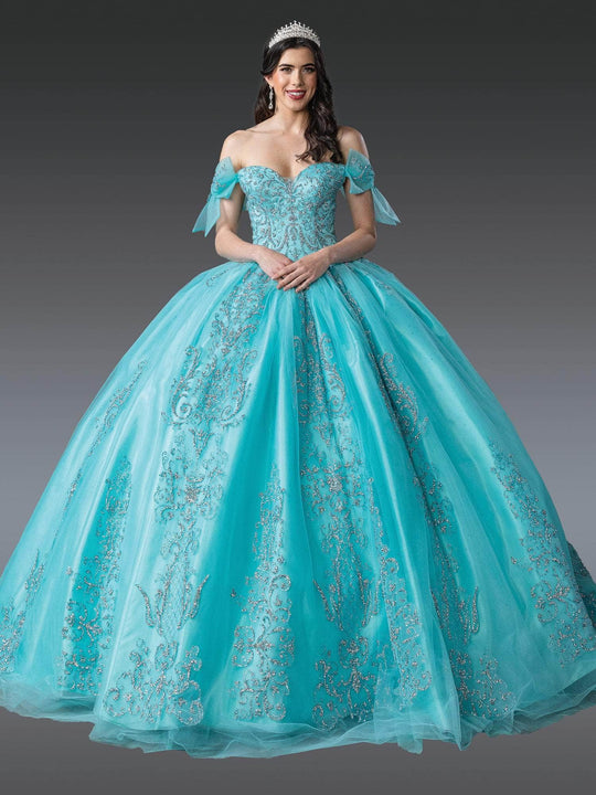 Dancing Queen 1814 - Glitter Embellished Sweetheart Gown