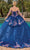 Dancing Queen 1816 - Long Sleeve Floral Ballgown Ball Gowns
