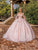 Dancing Queen 1825 - Floral Festooned Ballgown Special Occasion Dress