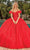 Dancing Queen 1834 - Embellished Bodice Ballgown Special Occasion Dress XS / Red