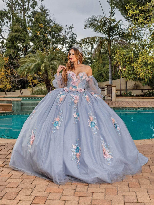Dancing Queen 1837 - Floral Embellished Ballgown