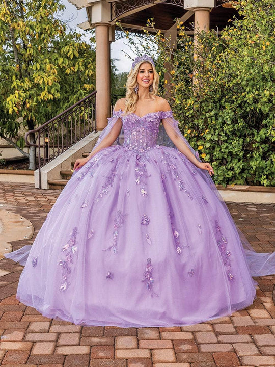 Dancing Queen 1840 - Butterfly Off Shoulder Ballgown