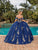 Dancing Queen 1841 - Cold Shoulder Embroidered Ballgown Special Occasion Dress