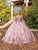 Dancing Queen 1861 - Embroidered Off Shoulder Ballgown Special Occasion Dress