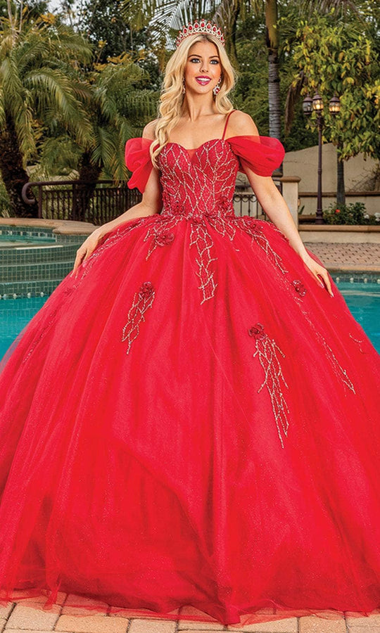 Dancing Queen 1873 - Corset Back Embroidered Gown