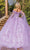 Dancing Queen 1875 - Twin Sheer Cape Floral Gown Ball Gowns