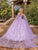 Dancing Queen 1875 - Twin Sheer Cape Floral Gown Special Occasion Dress