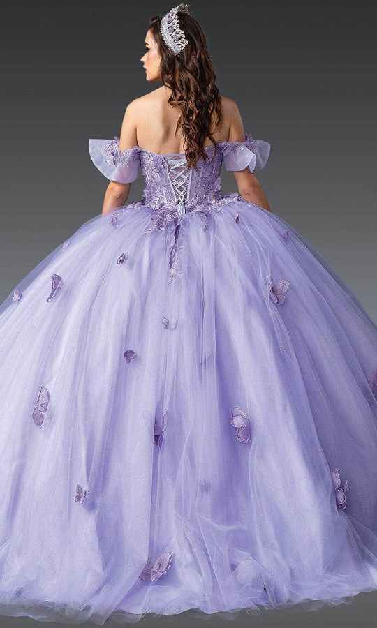 Dancing Queen 1911 - Butterfly Applique Quinceanera Gown